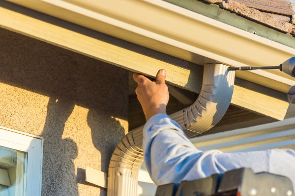 Aluminum Rain Gutter Service in Yuba City